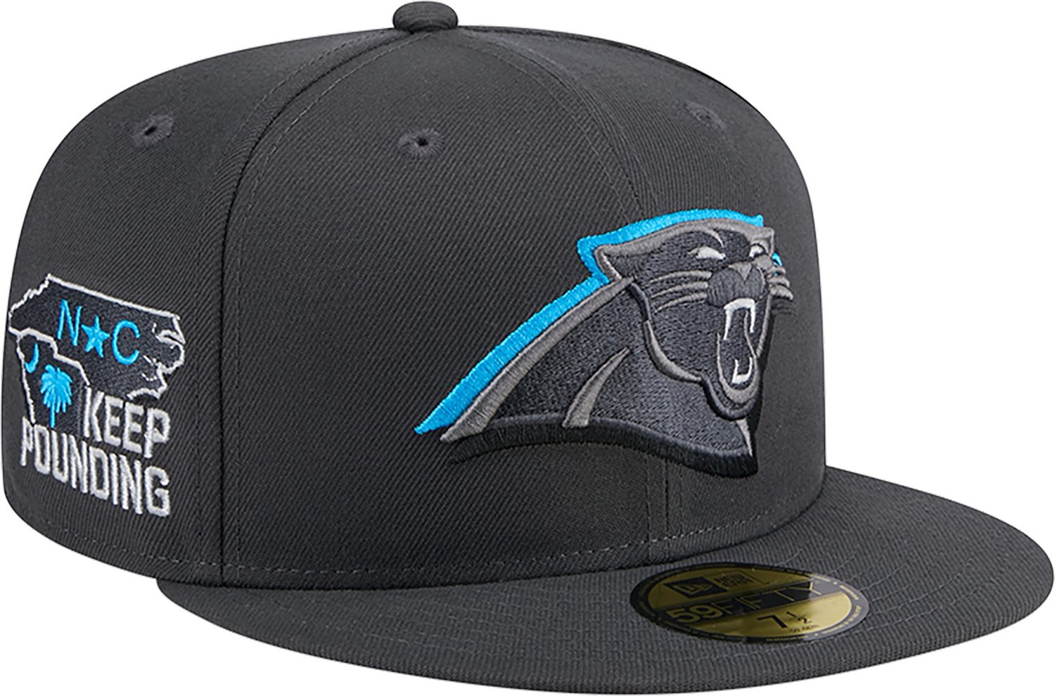 New Era Men's Panthers Official 24 Draft 5950 Cap | Academy