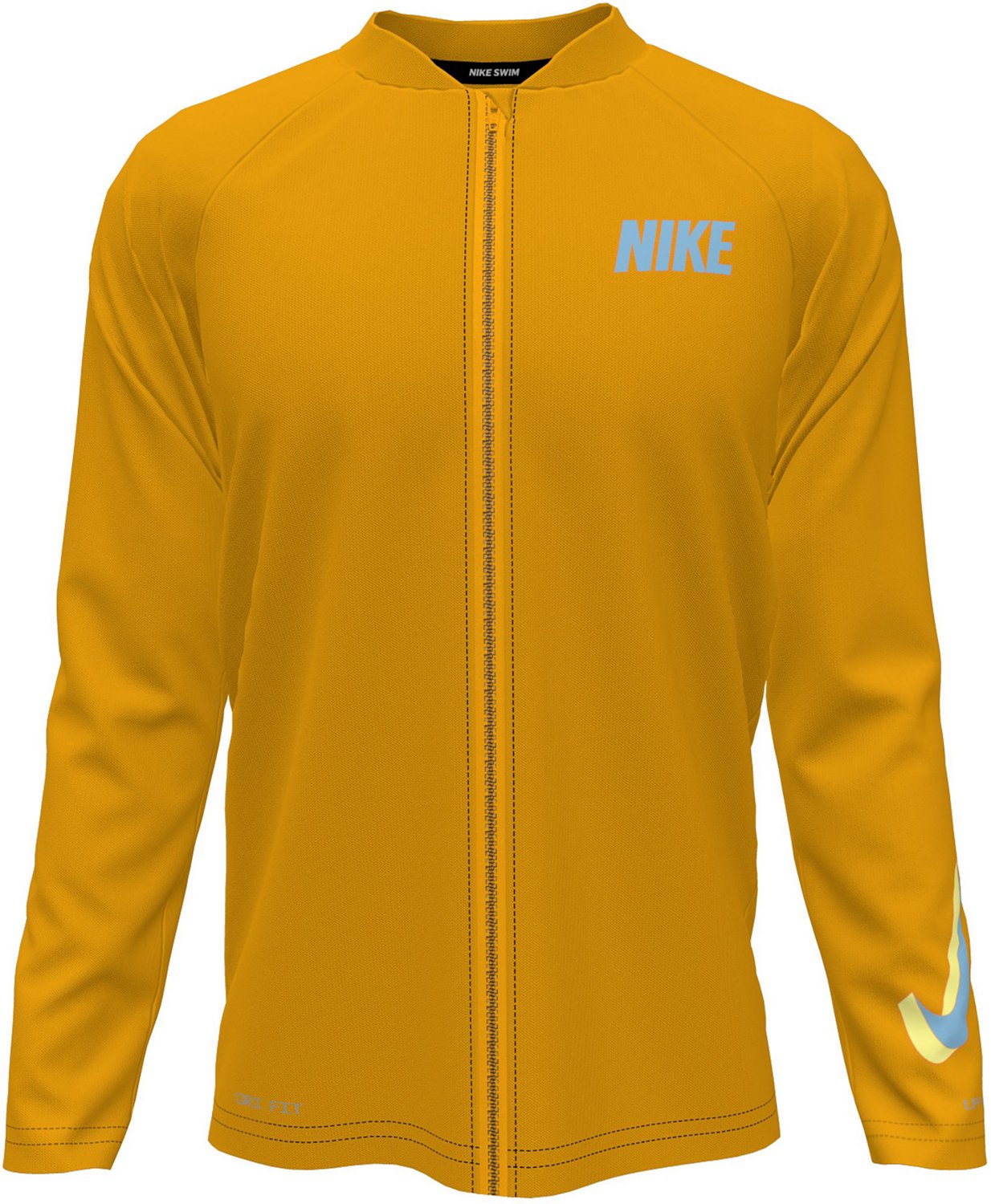 Nike Boys' Swim Zip 3D Swoosh Long Sleeve Hydroguard - view number 3
