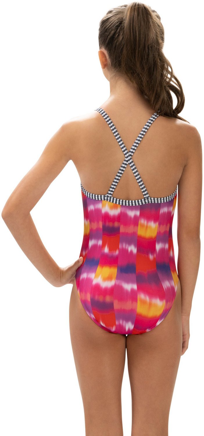 Dolfin Girls' Uglies Print 1-Piece Swimsuit - view number 2