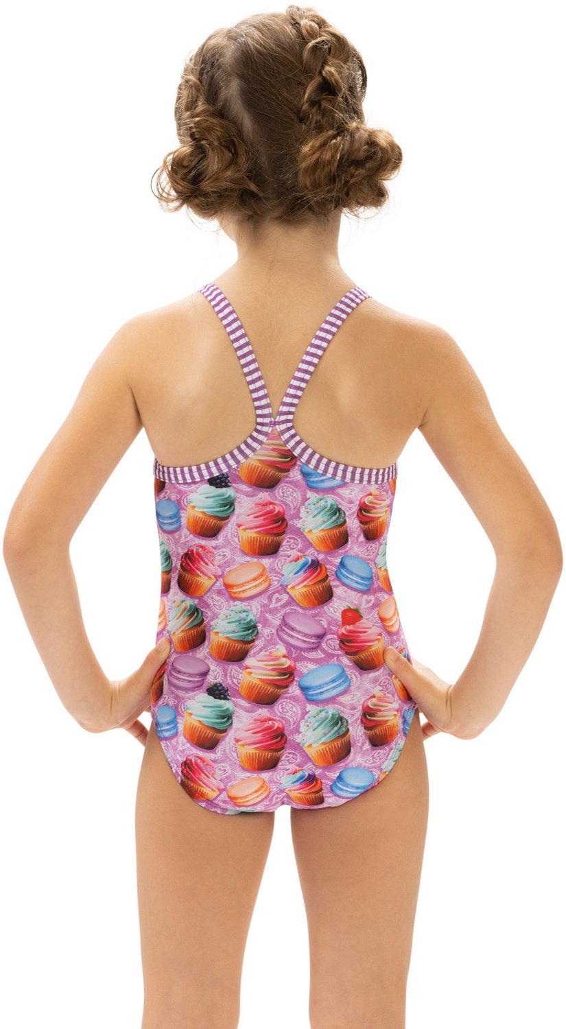 Dolfin Toddler Girls' Little Print 1-Piece Swimsuit
