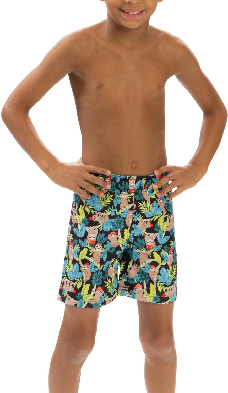 Dolfin Toddler Boys' Little Dolfin Print Swim Trunks | Academy