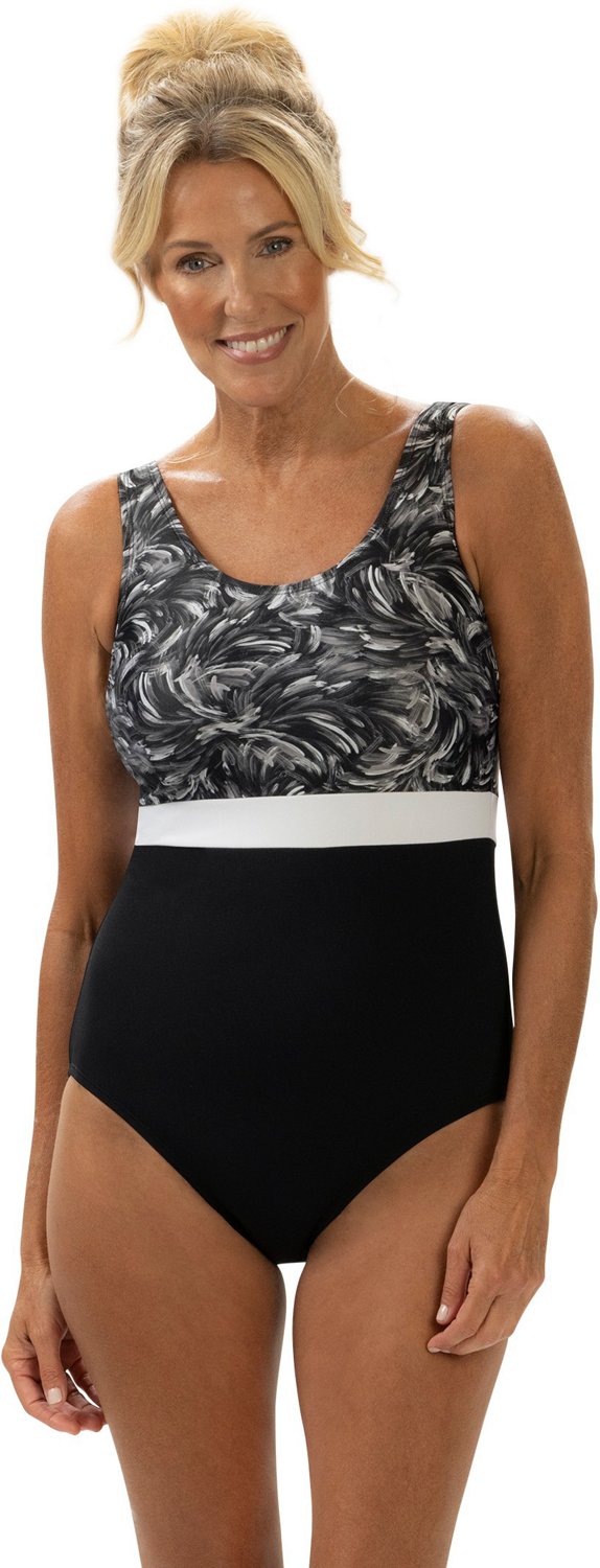 Dolfin Women's Aquashape Scoop Back One-Piece Swimsuit                                                                           - view number 1