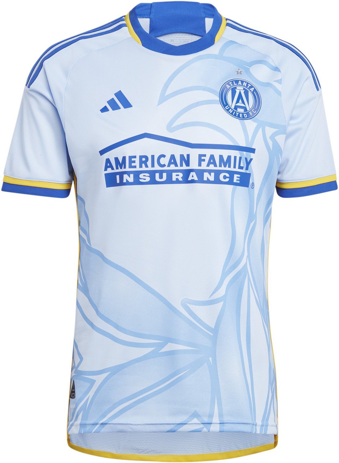 adidas Men's Atlanta United FC Away Authentic 2023/2024 Jersey - view number 6