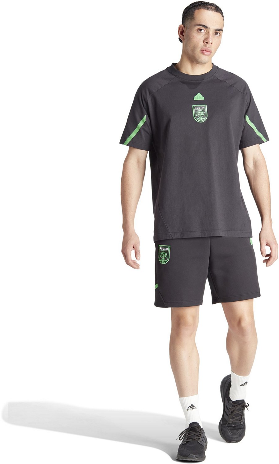 adidas Men's Austin FC Travel Short Sleeve T-shirt - view number 3