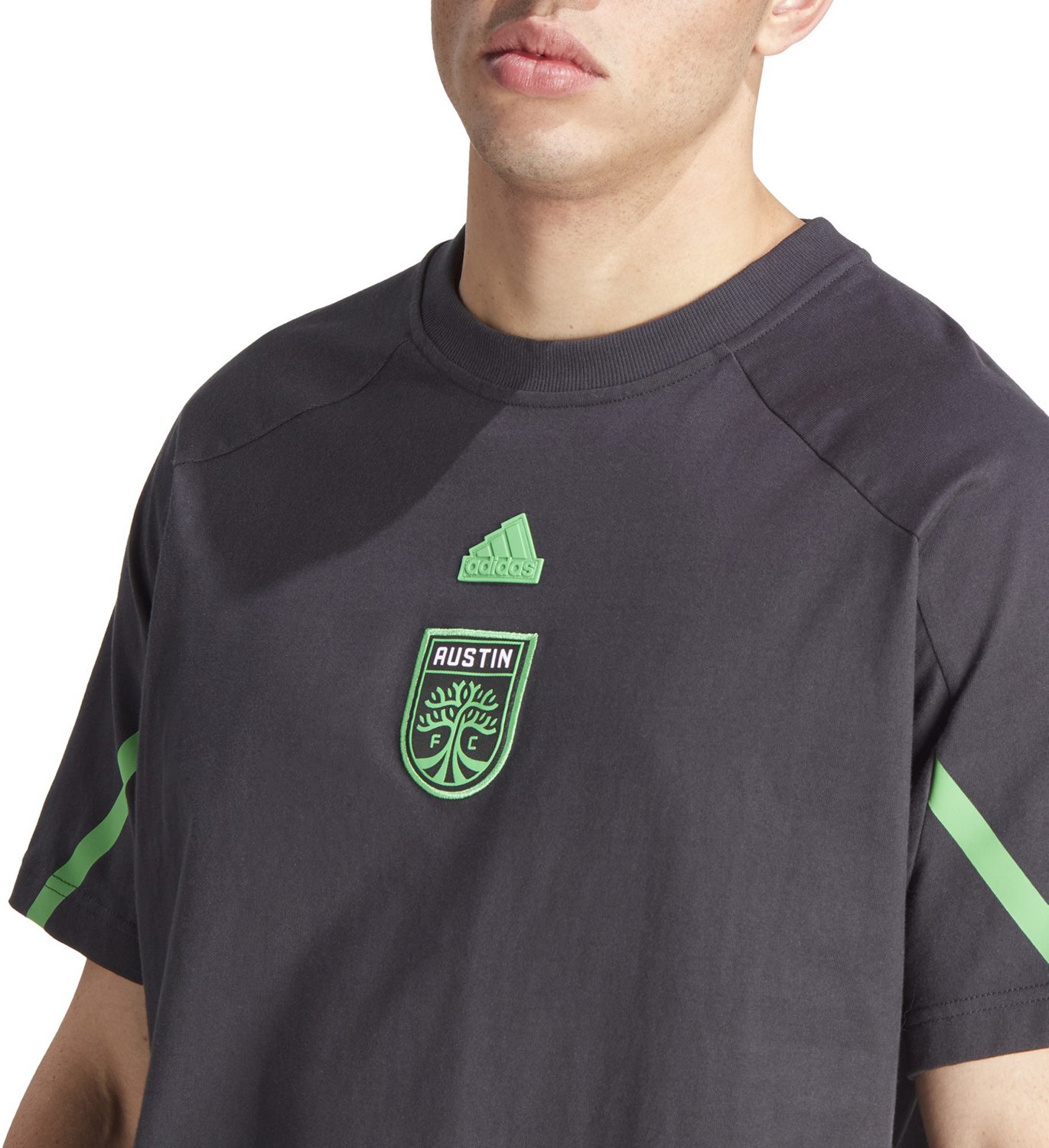 adidas Men's Austin FC Travel Short Sleeve T-shirt - view number 4