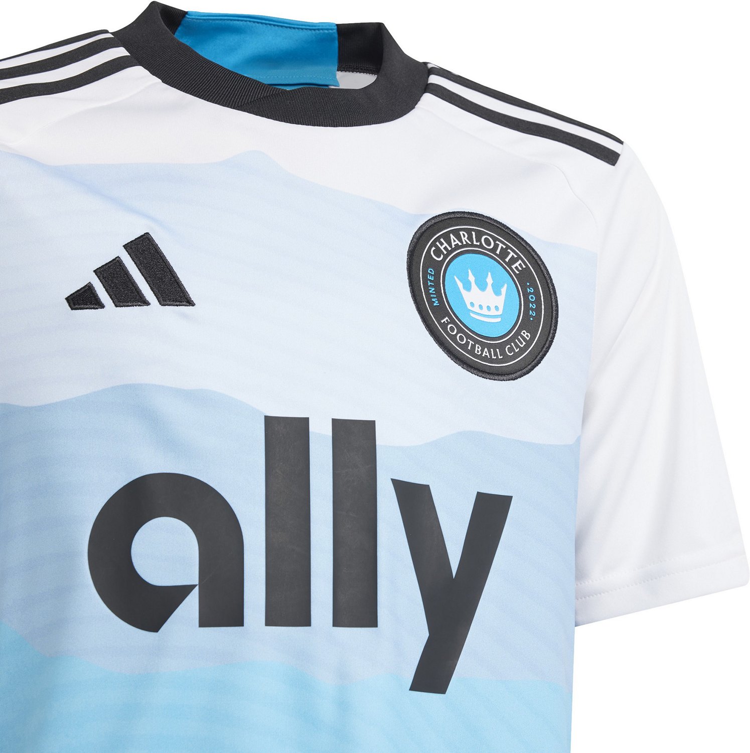 adidas Youth Charlotte FC Home Replica '23/'24 Jersey - view number 3