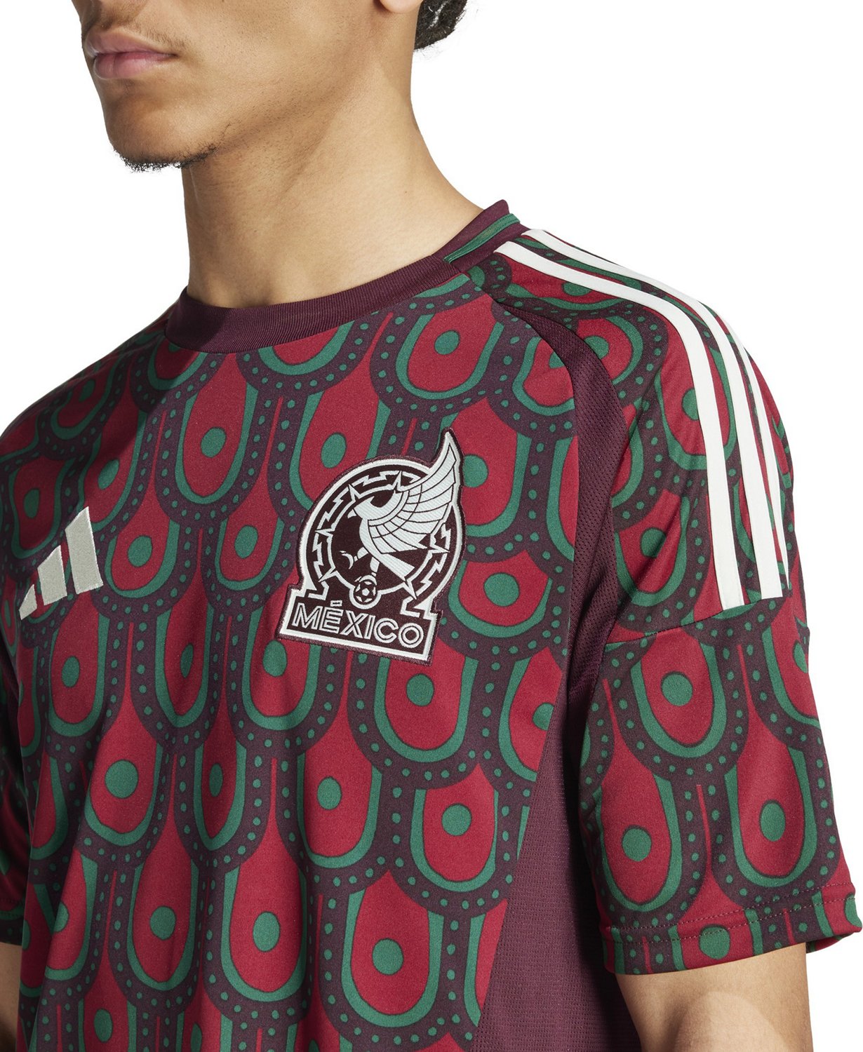 adidas Men's FMF Mexico Home Jersey - view number 4