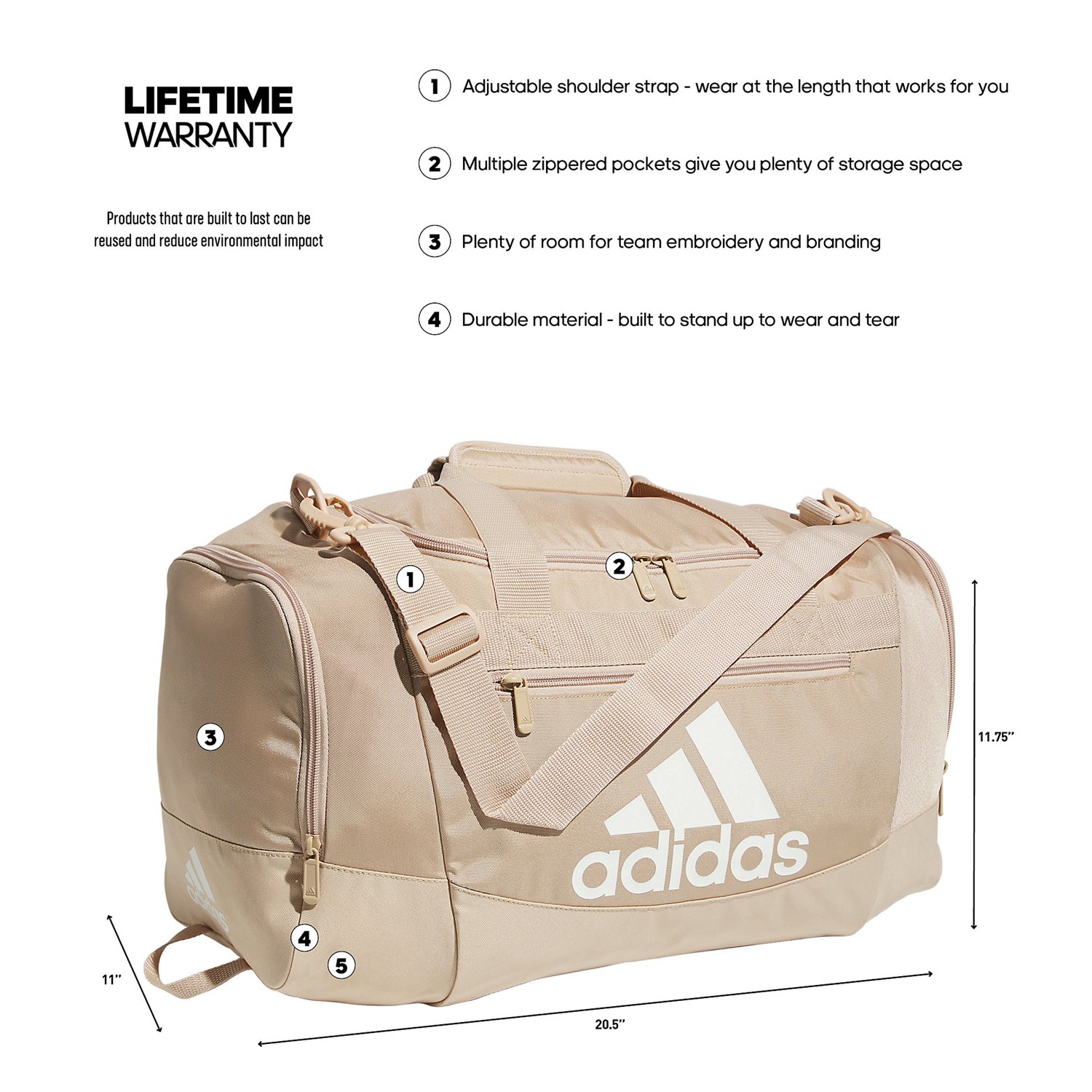 adidas Defender IV Duffel Bag - view number 5