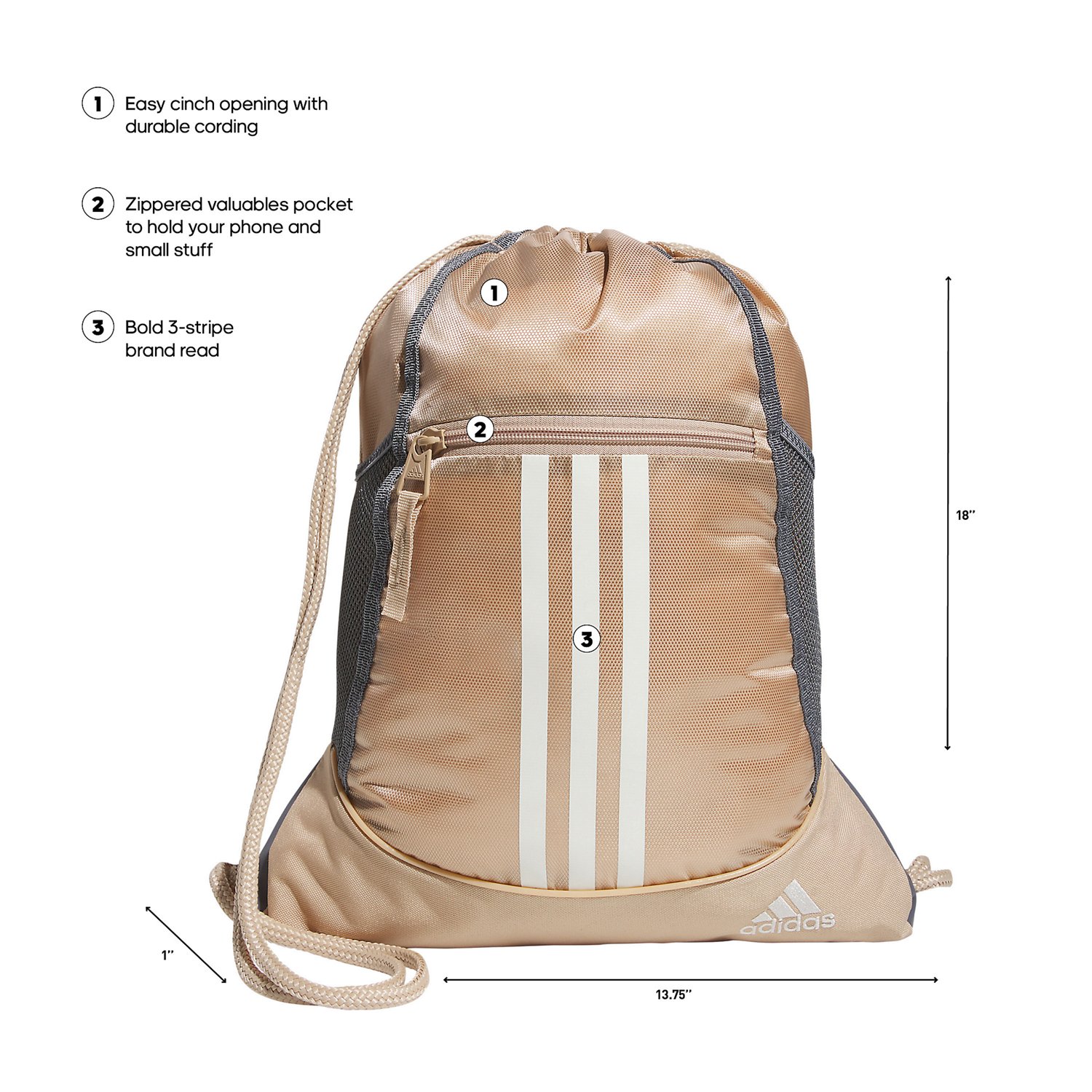adidas Alliance II Sackpack - view number 4