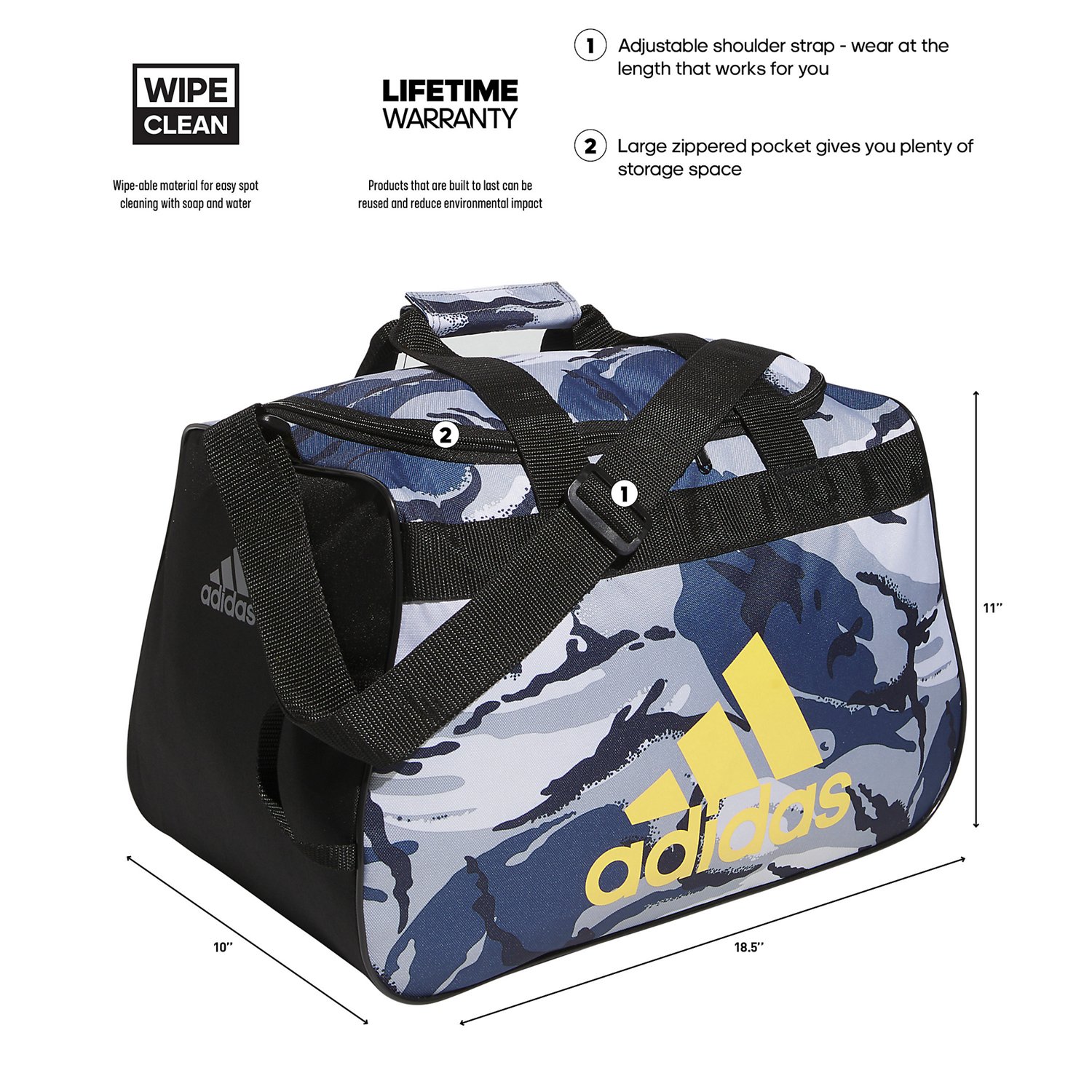 Adidas diablo small duffel bag online