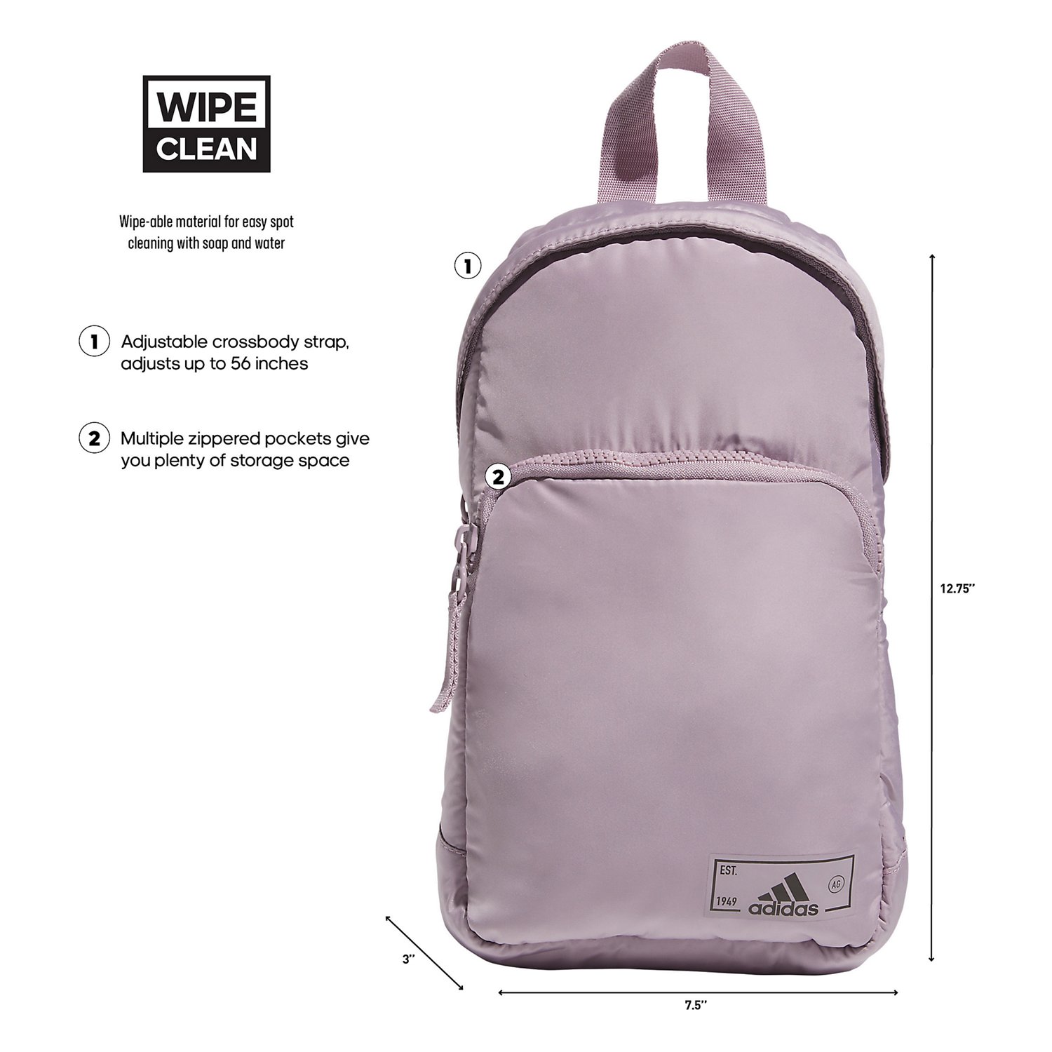 adidas Men's Essentials 2 Sling Crossbody Bag - view number 5