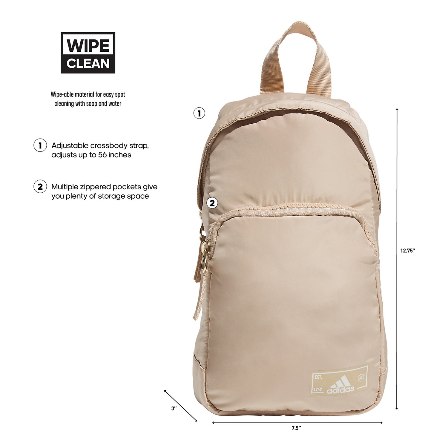 adidas Men's Essentials 2 Sling Crossbody Bag - view number 5