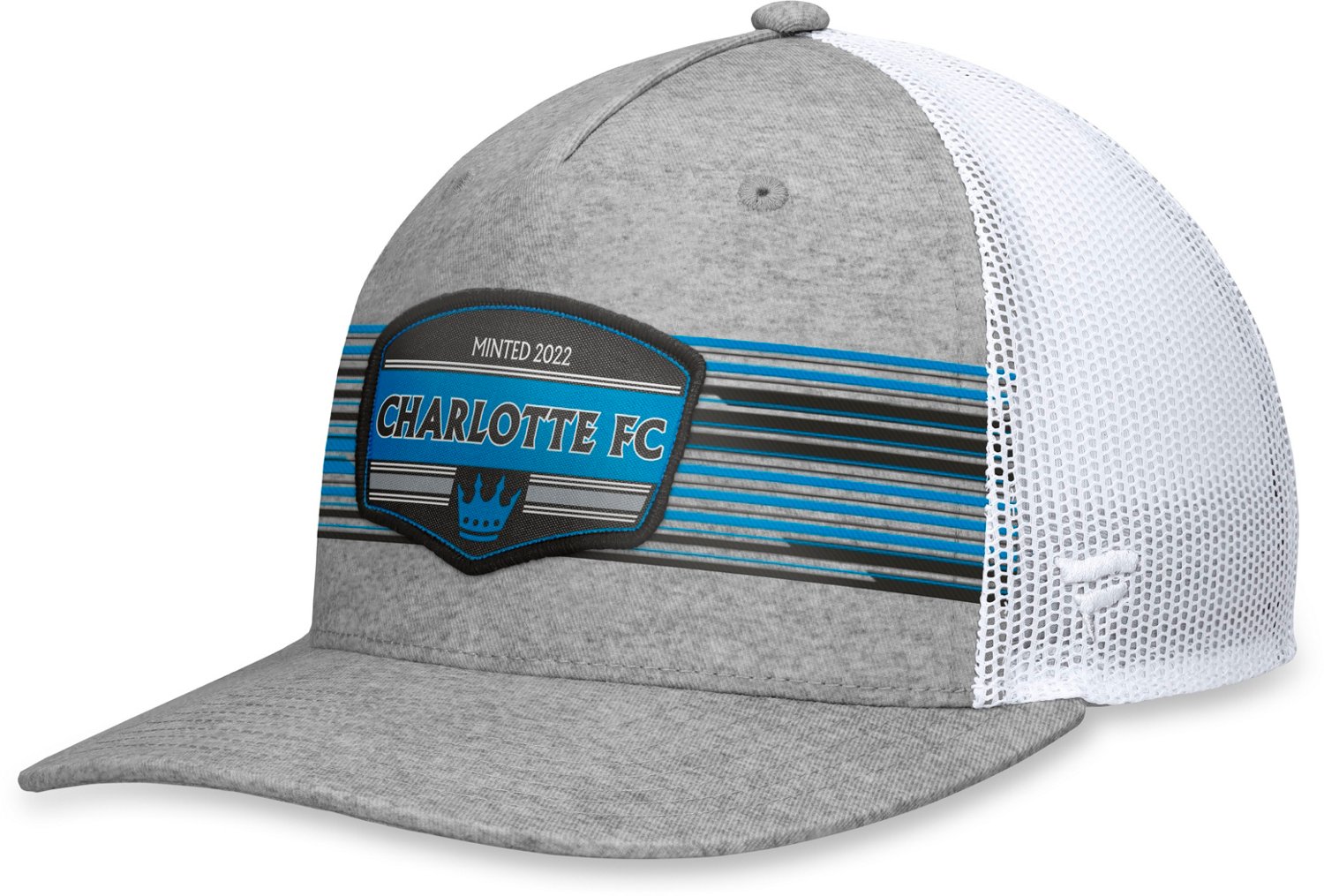 Fanatics Men's Charlotte FC Stroke Structured Adjustable Cap - view number 2