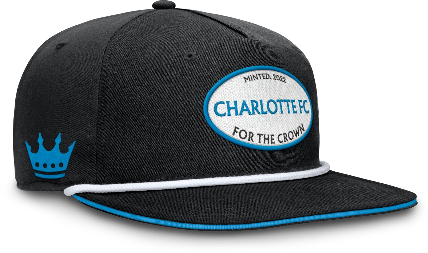Fanatics Men's Charlotte FC Iron Snapback Cap                                                                                    - view number 3