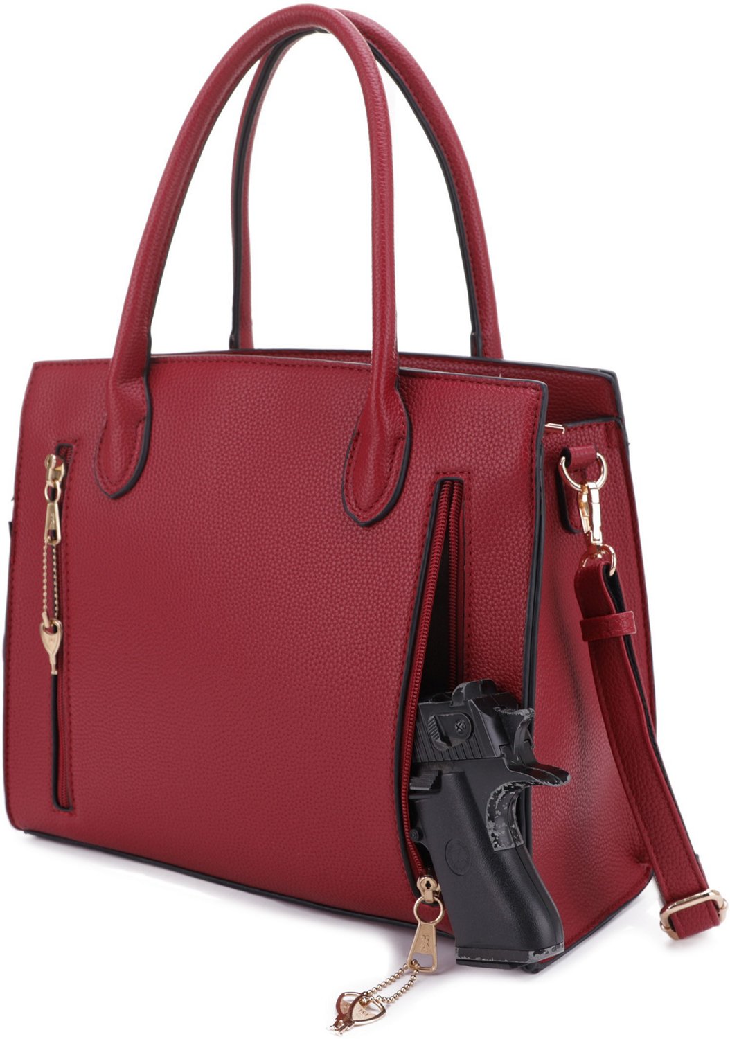 Jessie & James Evelyn Concealed Carry Lock and Key Satchel Bag - view number 2