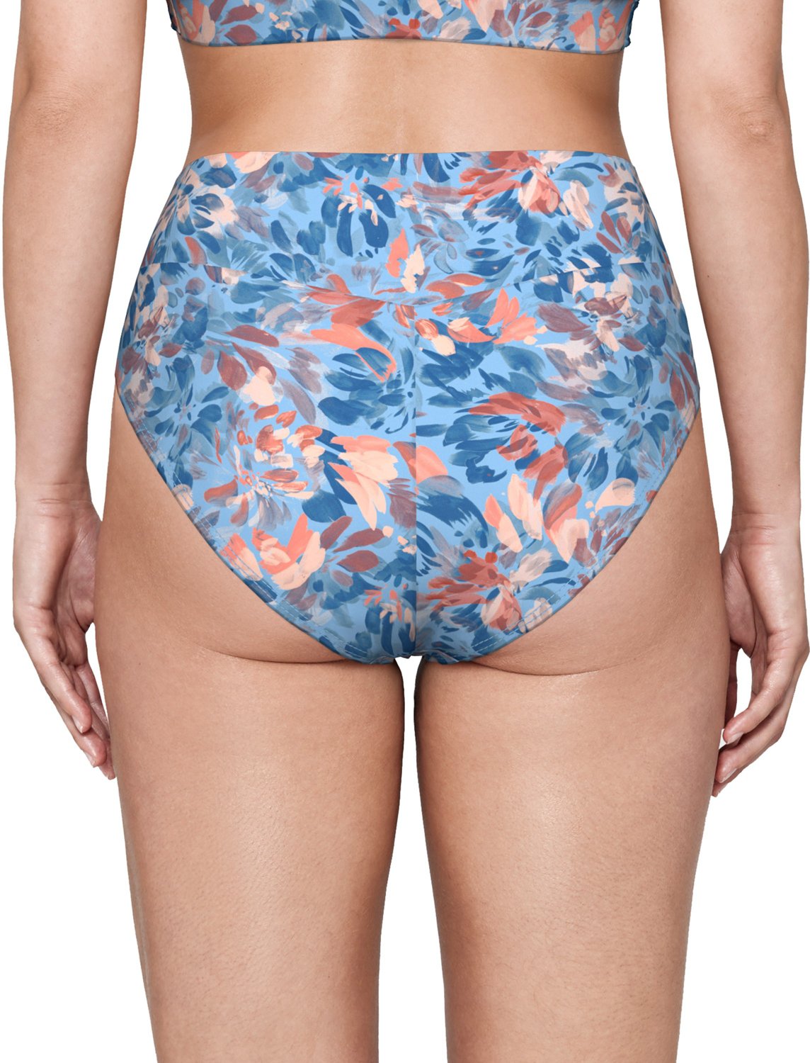 Freely Women's Wild Flower V Front High Waist Swim Bottoms - view number 2