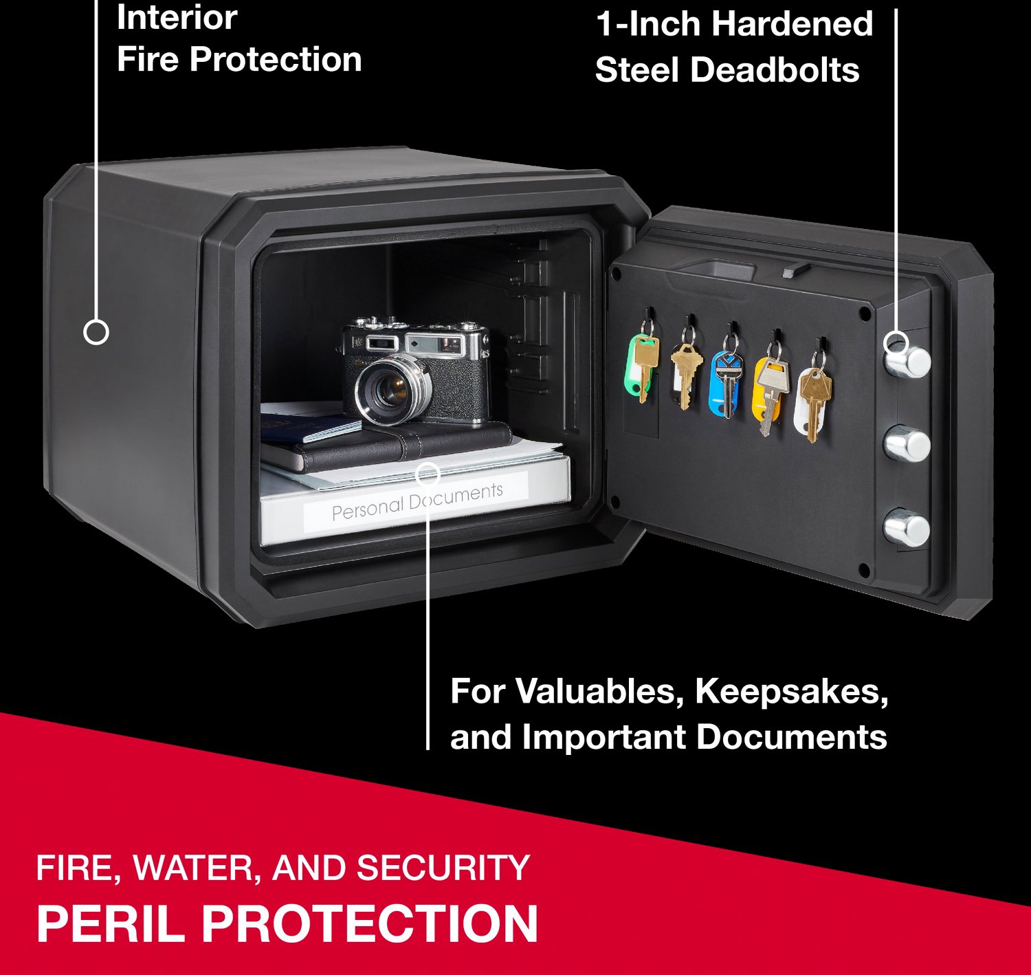 SentrySafe Fireproof and Waterproof Safe with Dial Combination - view number 3