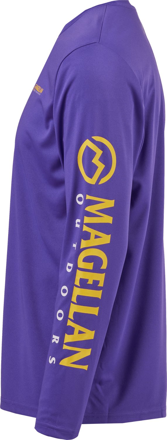 Magellan Outdoors Men's Casting Crew Core Graphic Long Sleeve T-shirt                                                            - view number 5