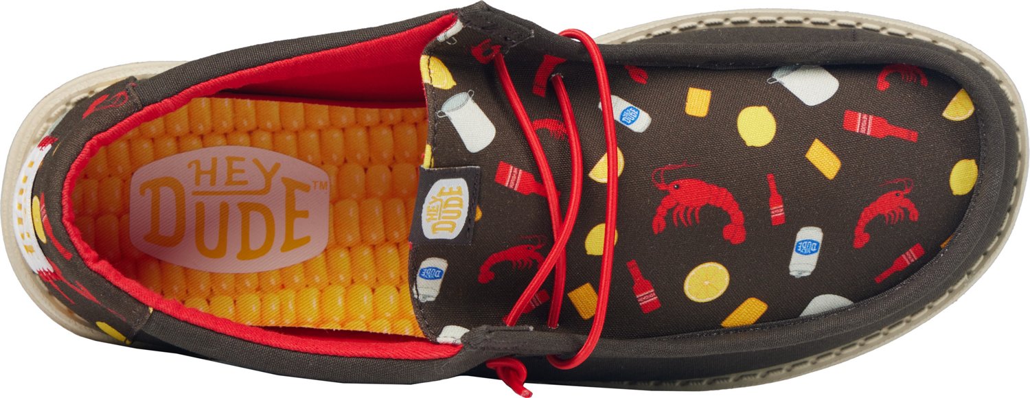 HEYDUDE Men's Wally Crawfish Print Slip-On Shoes                                                                                 - view number 3