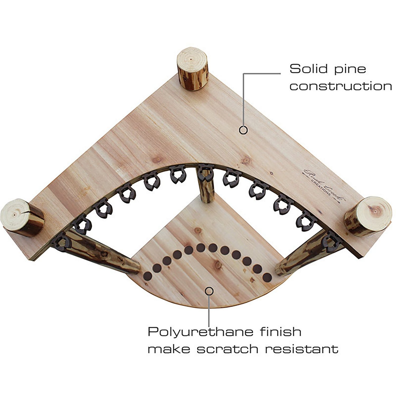 Rush Creek 12-Rod Corner Rack - view number 2