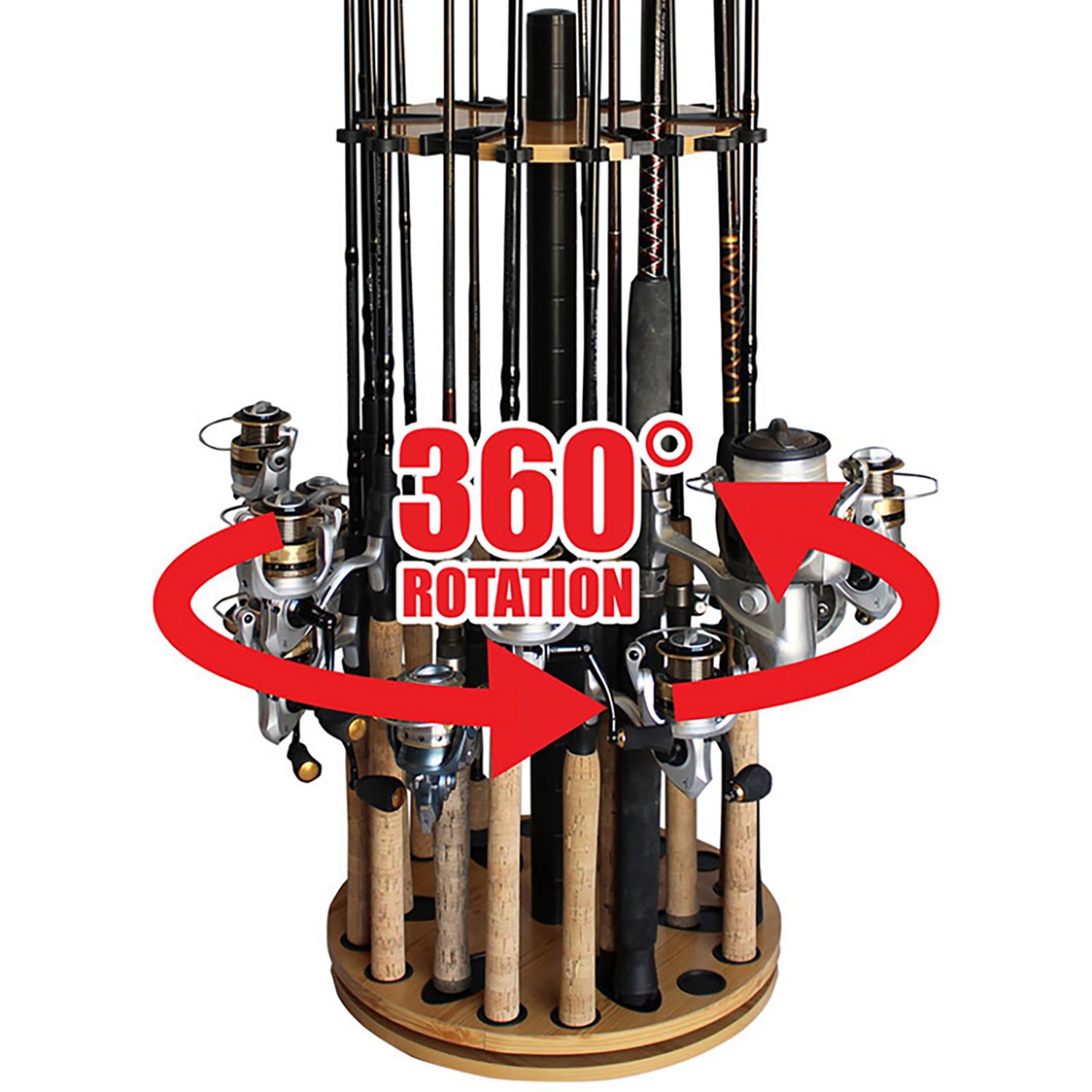 Rush Creek Spinning 24-Rod Storage Rack - view number 3