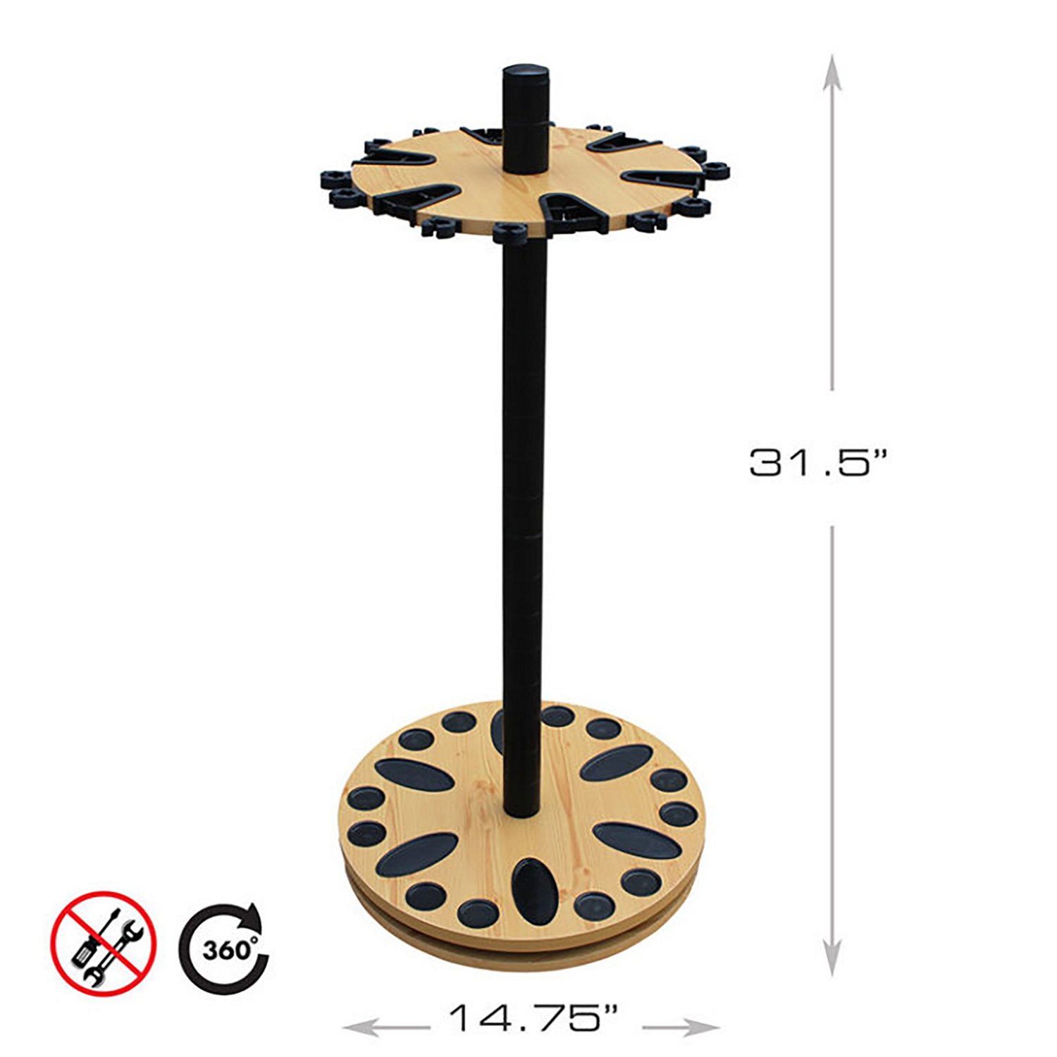 Rush Creek Spinning 24-Rod Storage Rack - view number 4