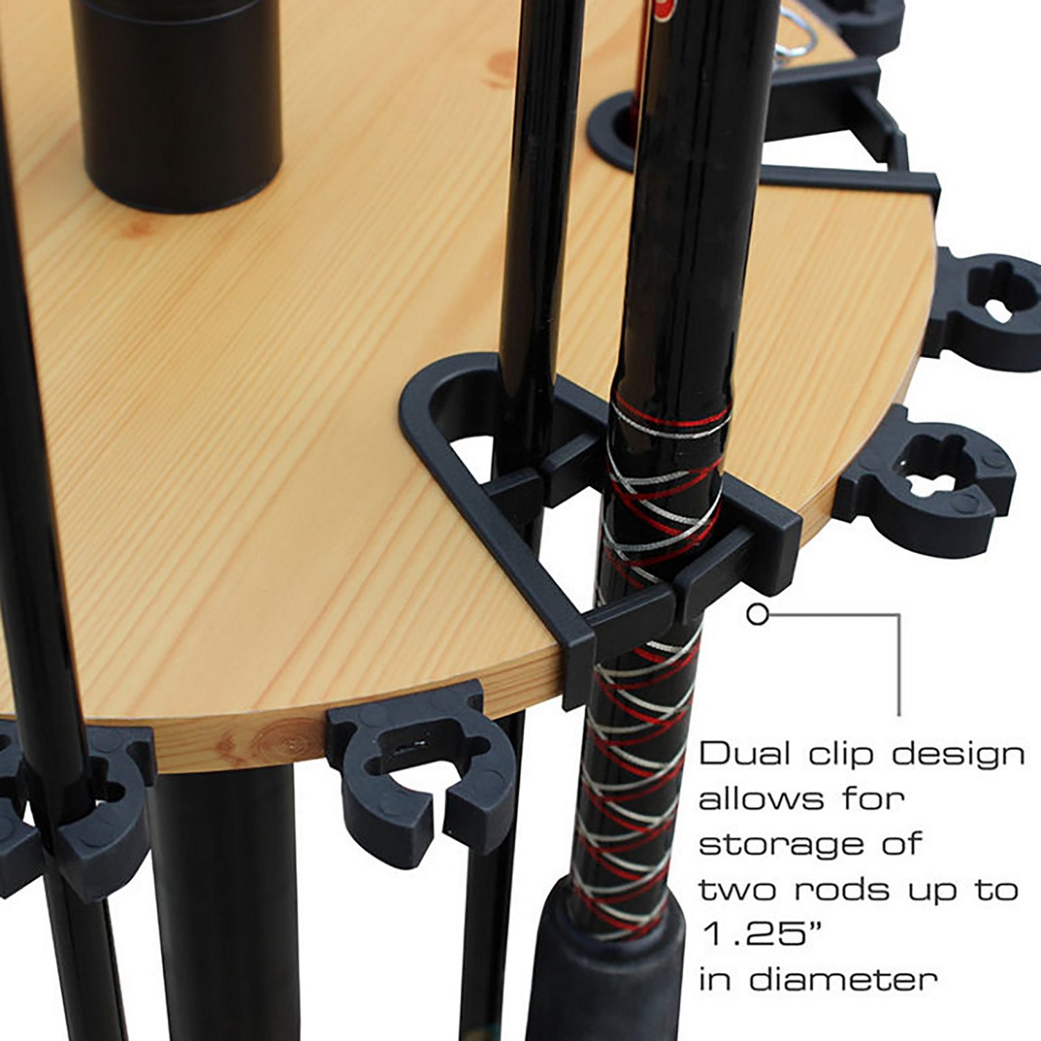 Rush Creek Spinning 24-Rod Storage Rack - view number 6