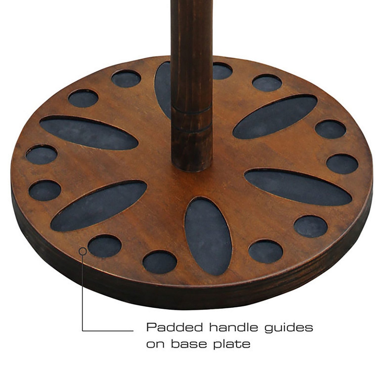 Rush Creek 24-Rod Round Wood Storage Rack                                                                                        - view number 6