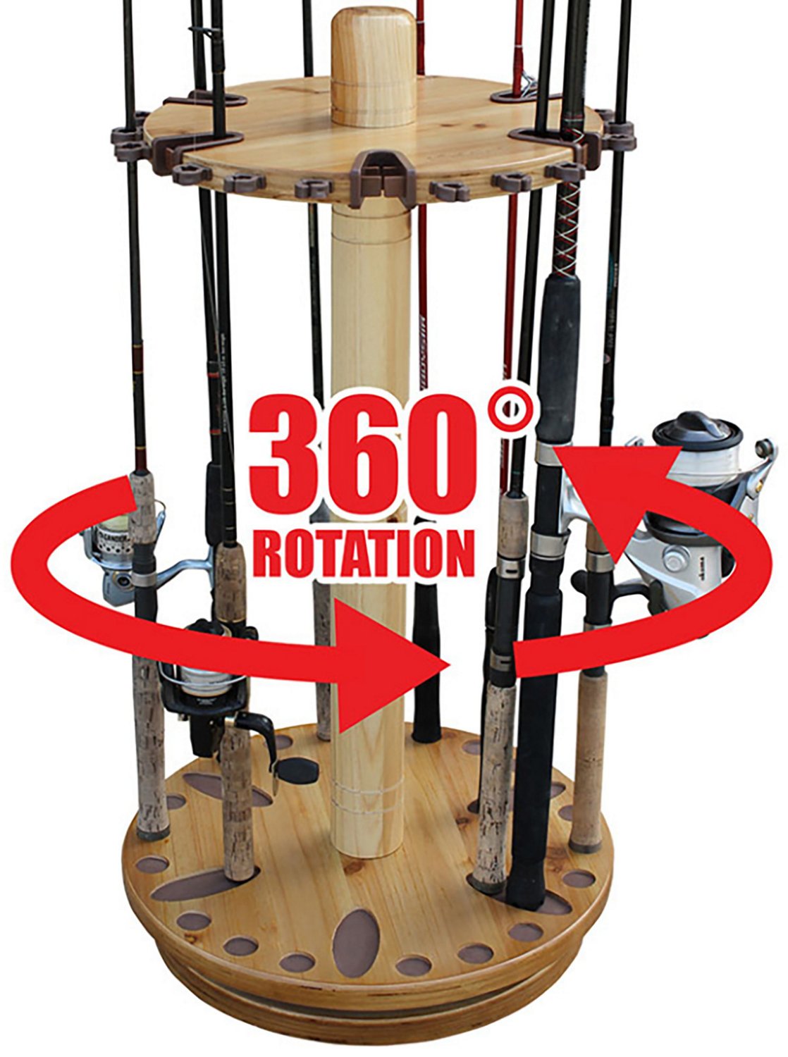 Rush Creek Spinning 30-Rod Storage Rack                                                                                          - view number 3