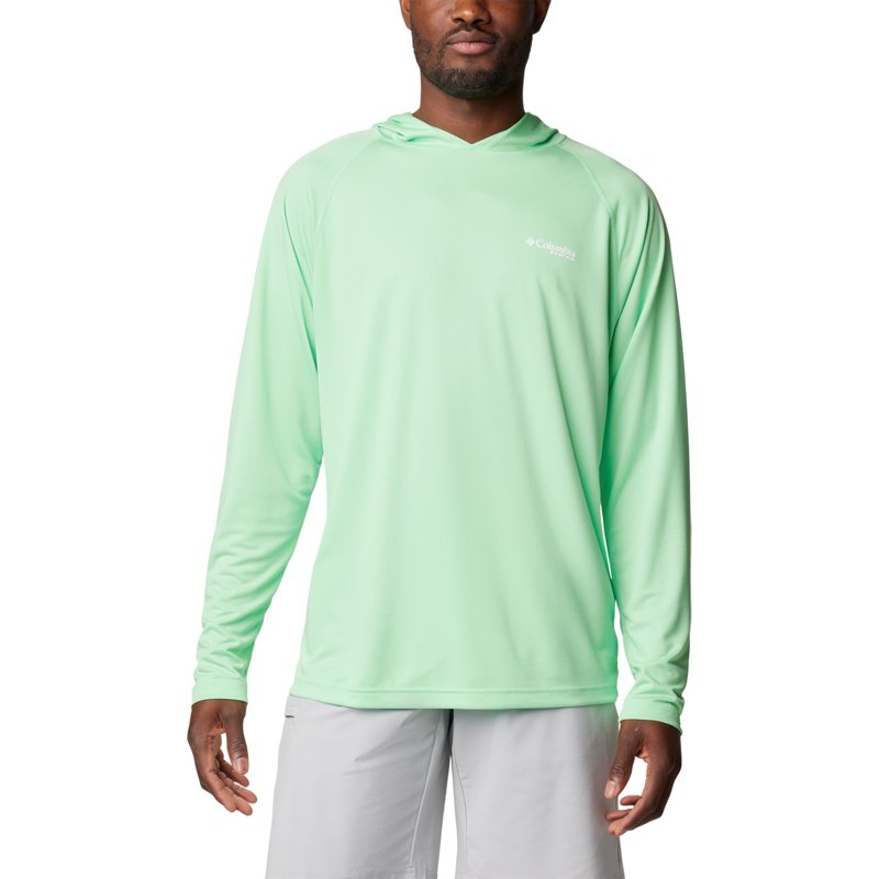 Columbia Sportswear Men's PFG Solar Stream Fishing Hoodie Ocean Mint, Medium - Men's Fishing Tops at Academy Sports
