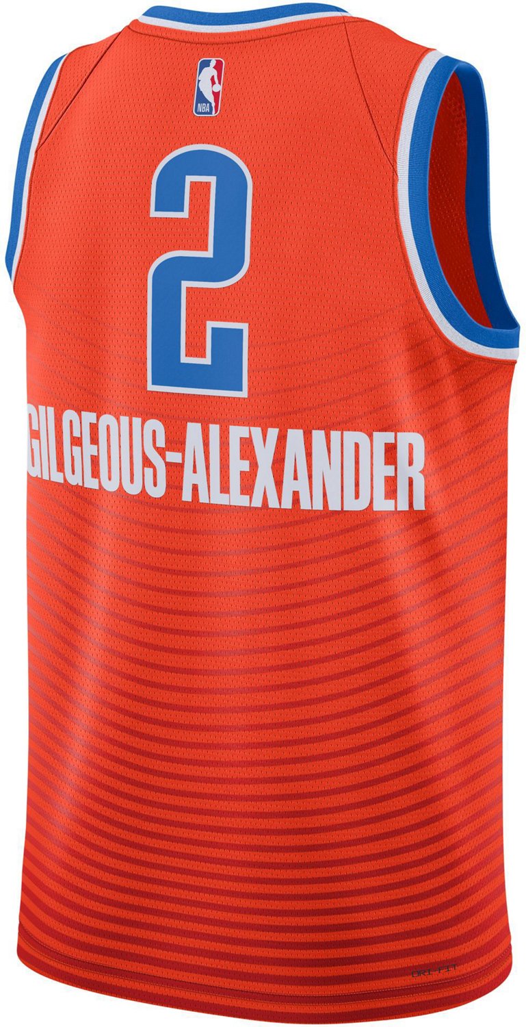 Jordan Men's OKC Thunder Gilgeous-Alexander Dri-fit Swingman Statement Jersey - view number 2
