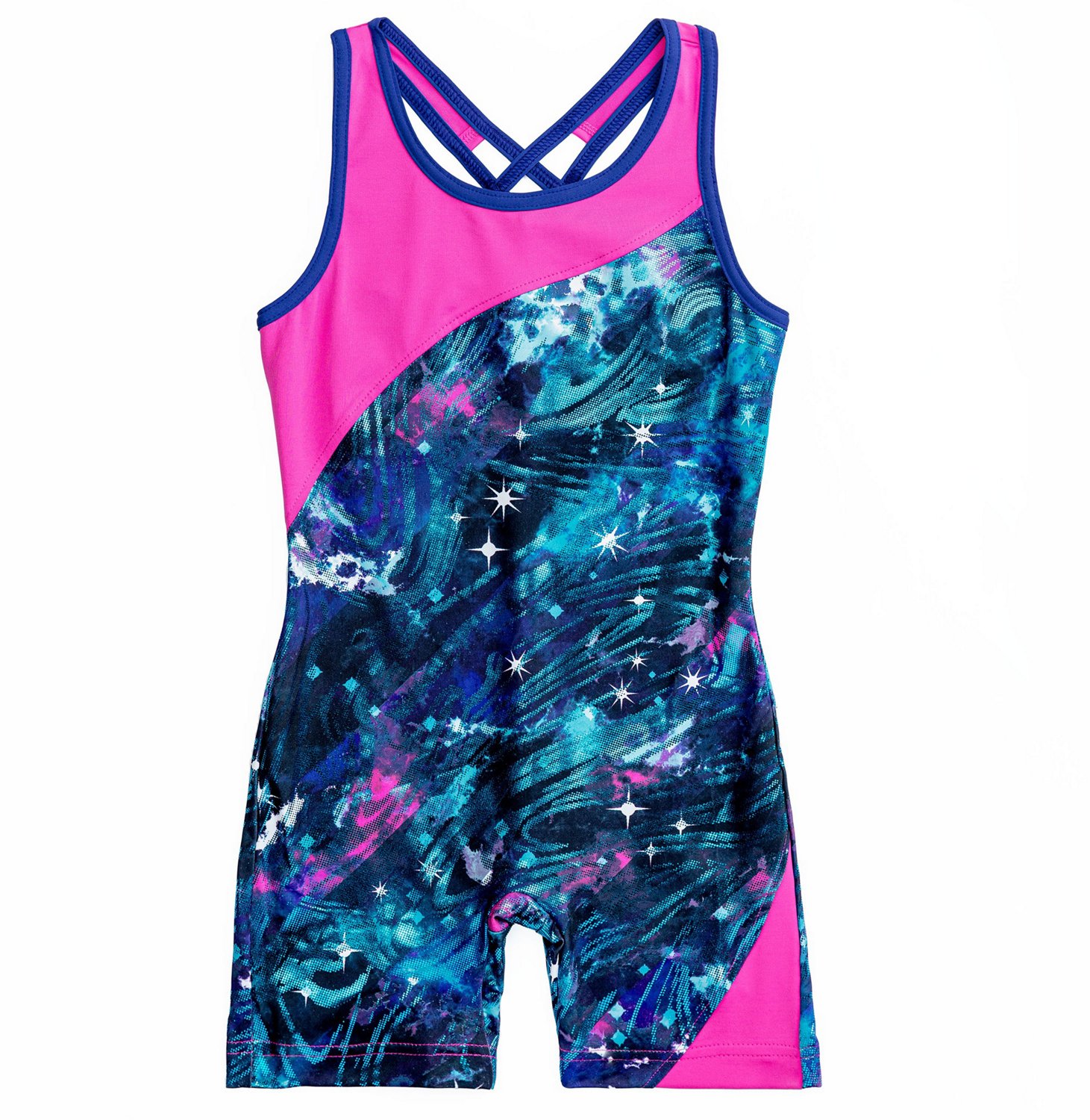 Rainbeau Moves Girls' Cosmoverse Print Biketard | Academy