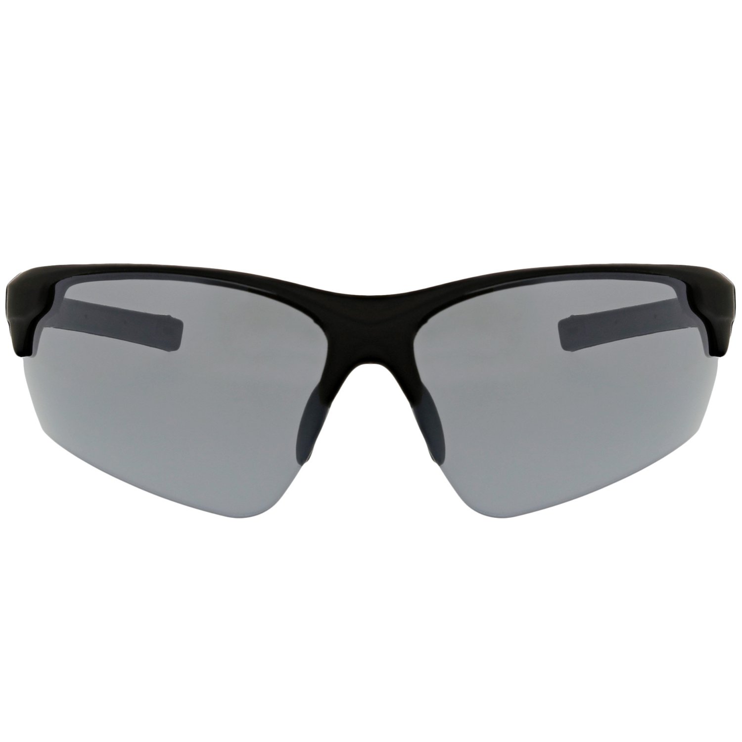 Maverick Men's Performance Large Semi-Rim Rubberized Temple Tips Sport Wrap-Around Sunglasses                                    - view number 2