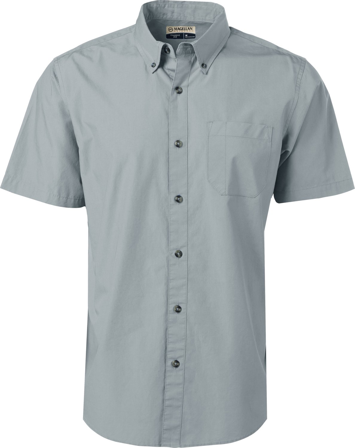 Magellan Outdoors Men's Summerville Solid Short Sleeve Shirt - view number 3