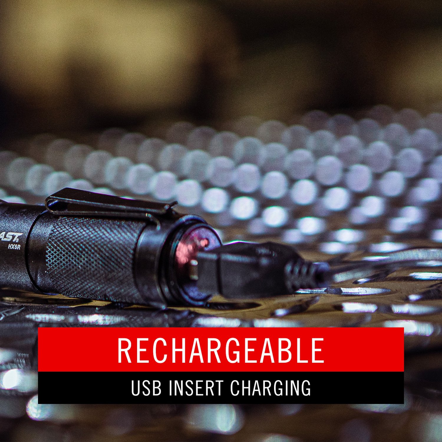 Coast HX5R 340 Rechargeable Focusing LED Flashlight