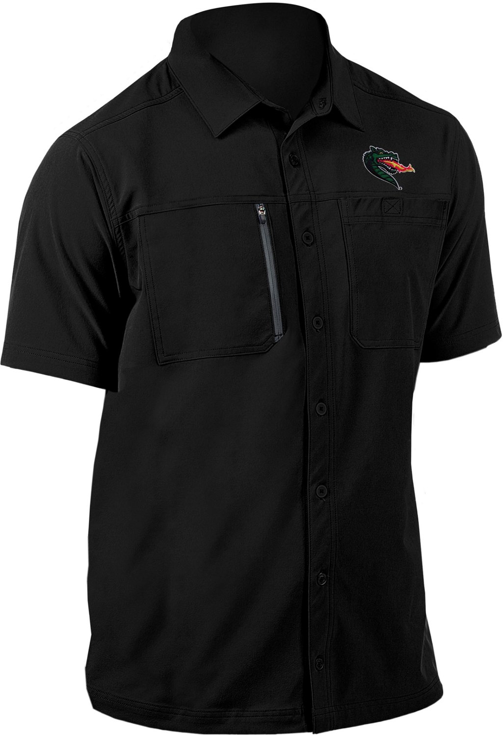 Antigua Men's University of Alabama at Birmingham Kickoff Woven Fishing Shirt - view number 2