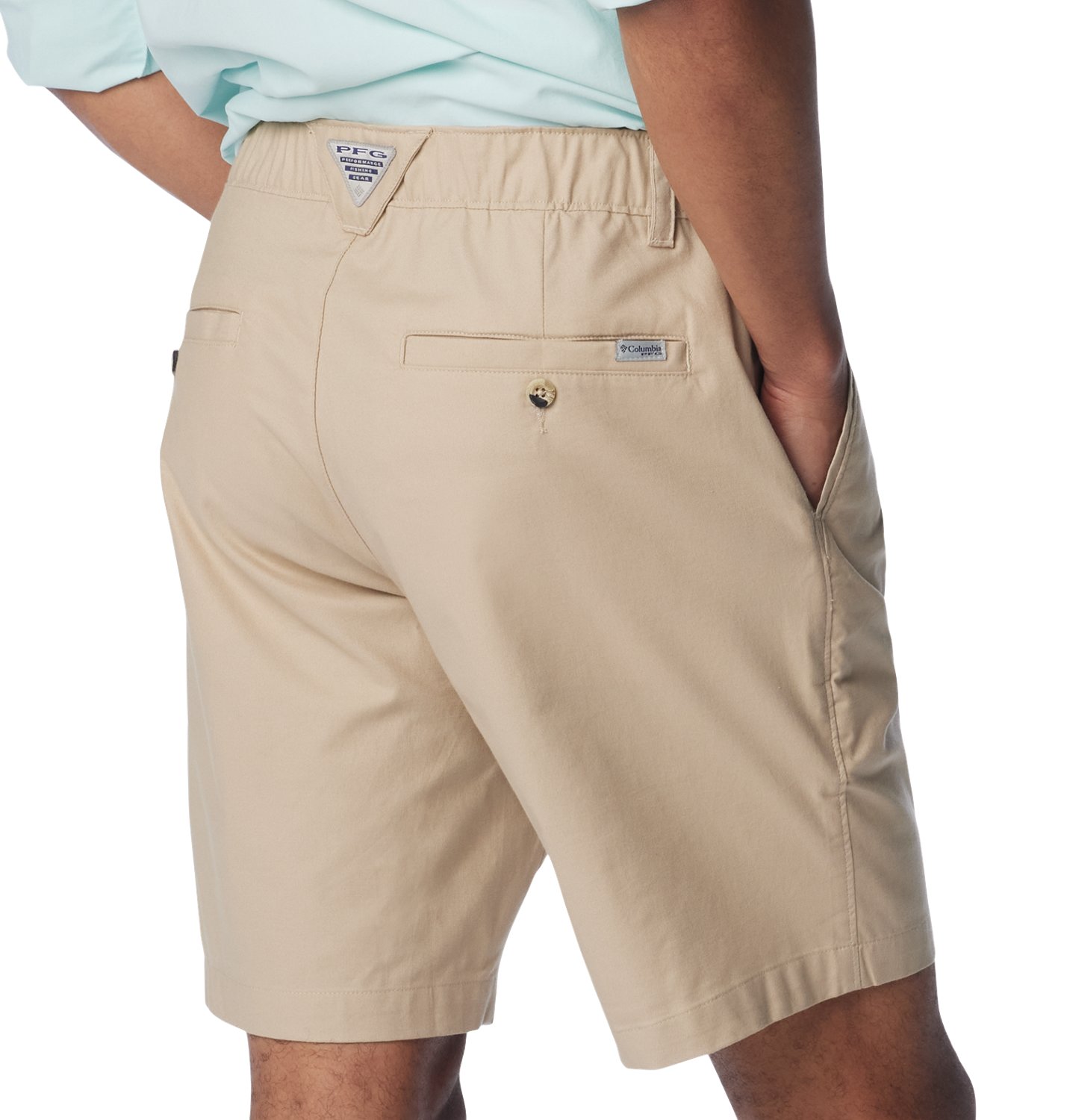 Khaki columbia shorts online