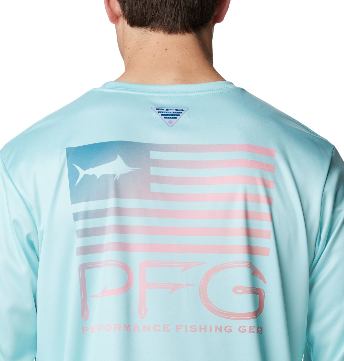 Columbia Sportswear Men's Terminal Tackle PFG Fish Star Long Sleeve Shirt - view number 4