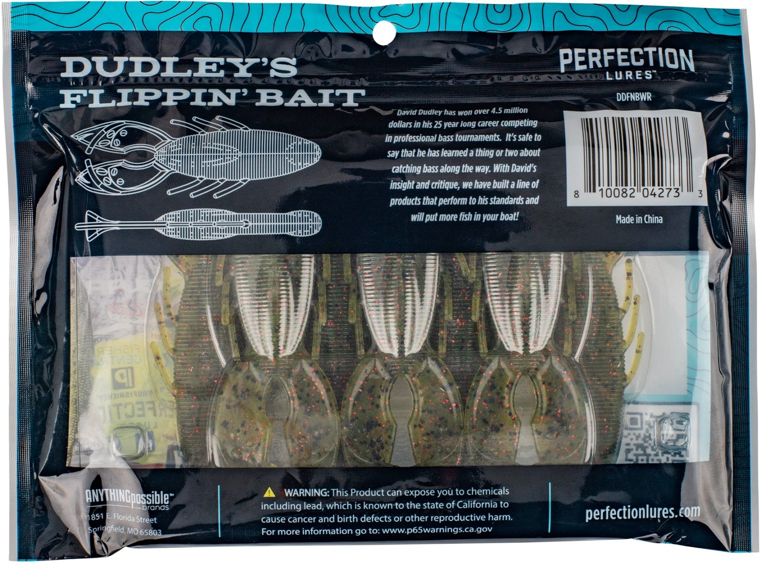 Perfection Lures David Dudley's 3.75 in Flippin' Soft Bait 7-Pack