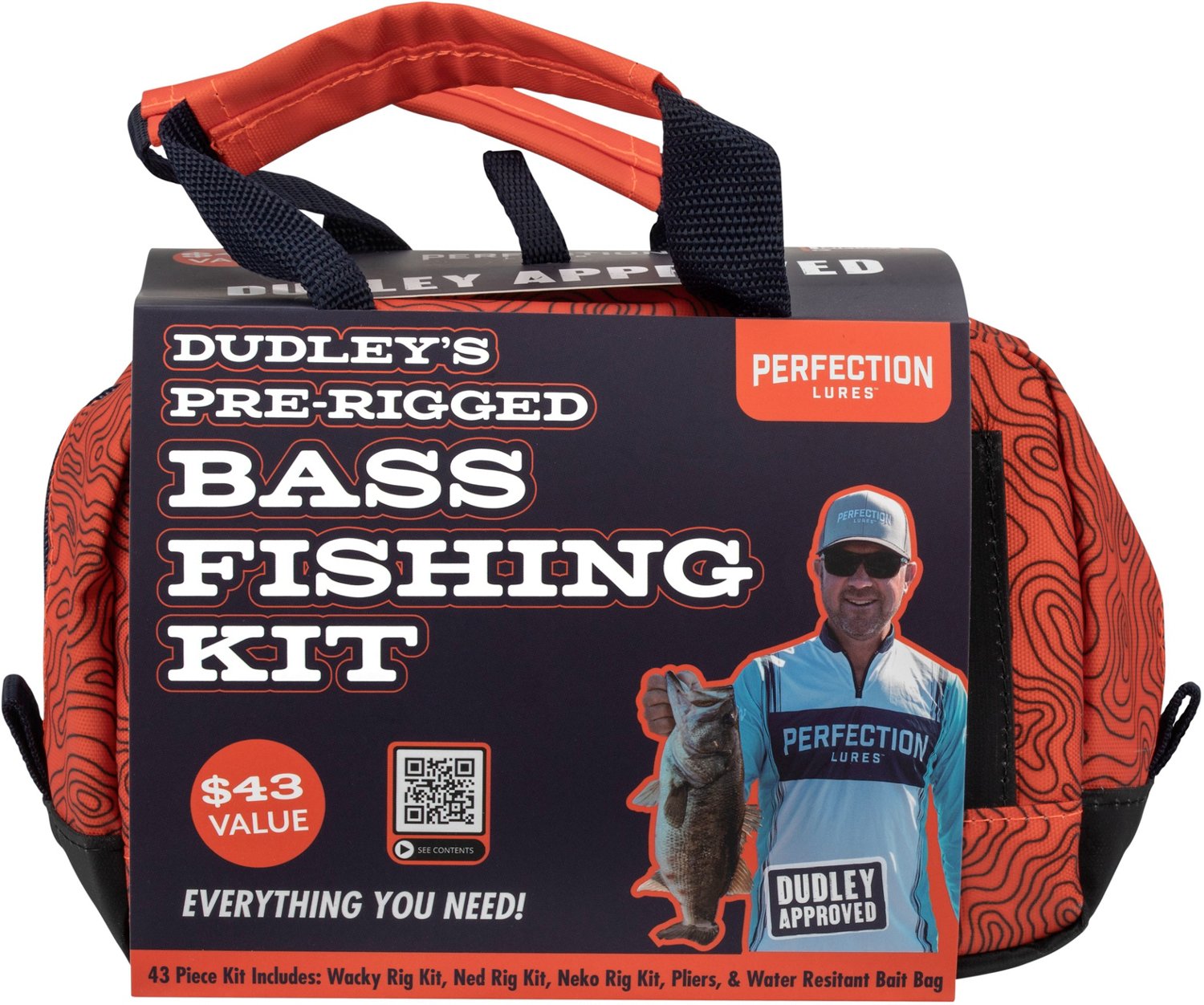 Perfection Lures David Dudley's PreRigged Bass Fishing Hook Kit with