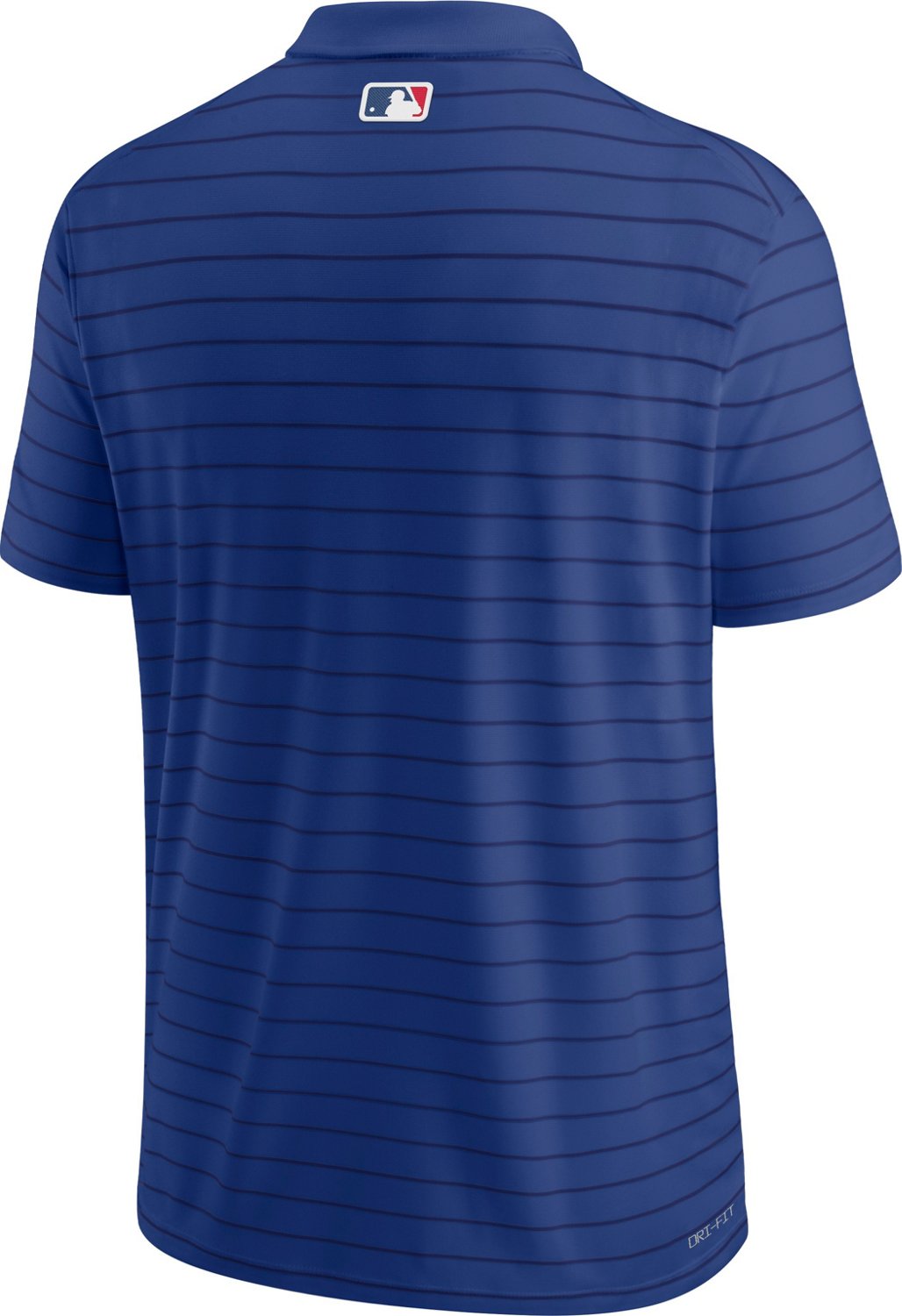 Nike Men's Chicago Cubs Authentic Collection Dri-FIT Victory Striped Polo Shirt                                                  - view number 2