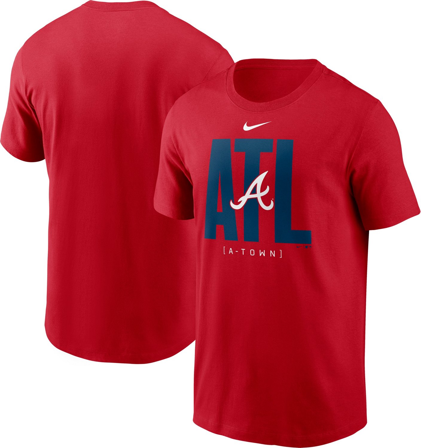 Nike Men’s Atlanta Braves Team Scoreboard Graphic T-shirt - view number 3