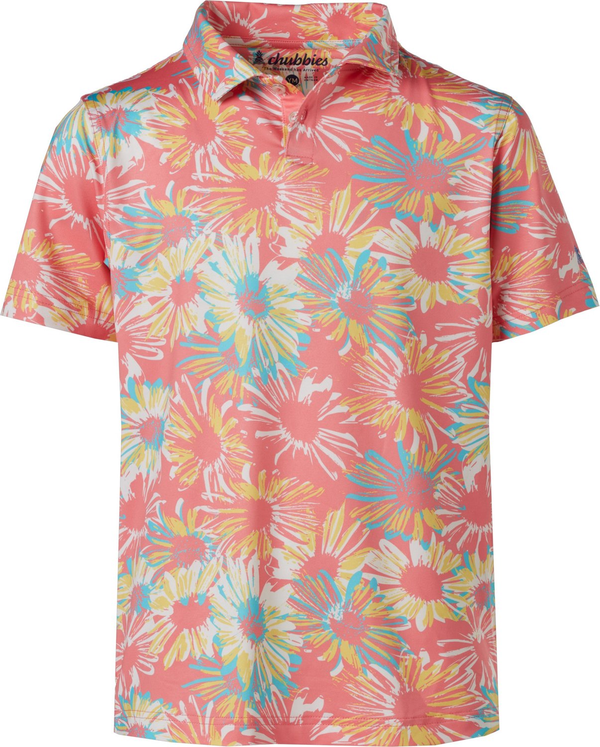 Chubbies Boys' Printed Performance Polo Shirt - view number 5
