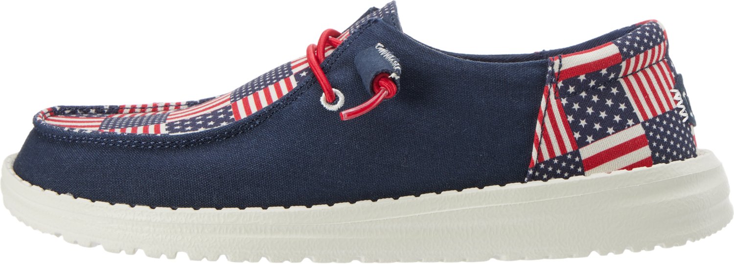 HEYDUDE Women's Wendy American Bandana Print Slip-On Shoes                                                                       - view number 2