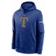 Nike Men's Rangers Gold World Series Champs Logo Long Sleeve Hoodie                                                              - view number 1 selected