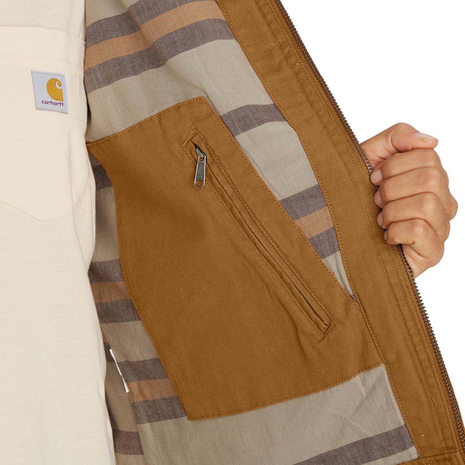 Carhartt Women's Rugged Flex Loose Fit Canvas Detroit Jacket - view number 4