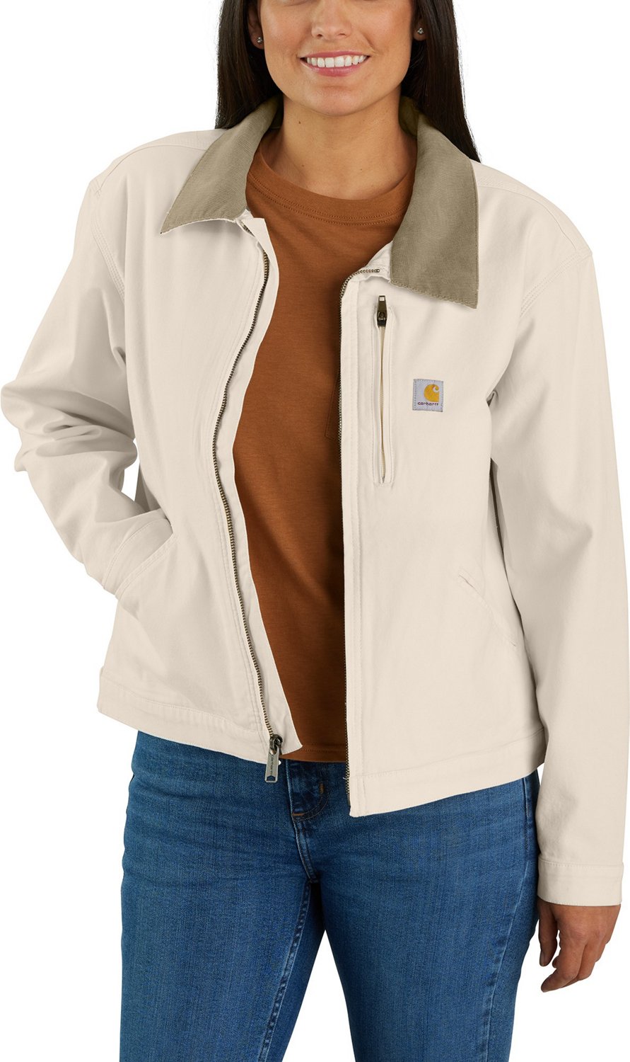 Carhartt Women's Rugged Flex Loose Fit Canvas Detroit Jacket | Academy