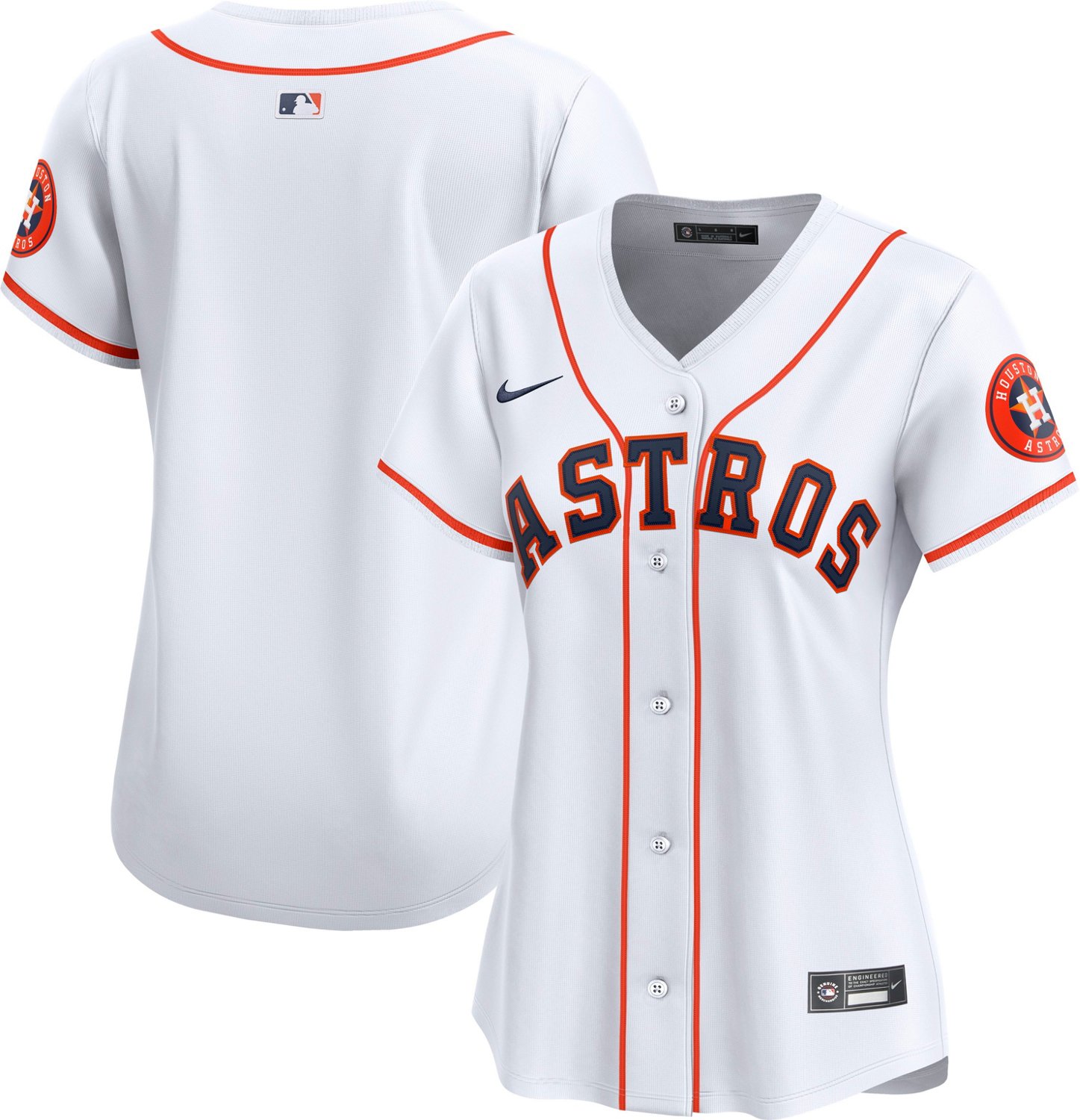 Nike Women's Houston Astros Home Limited Jersey - view number 3