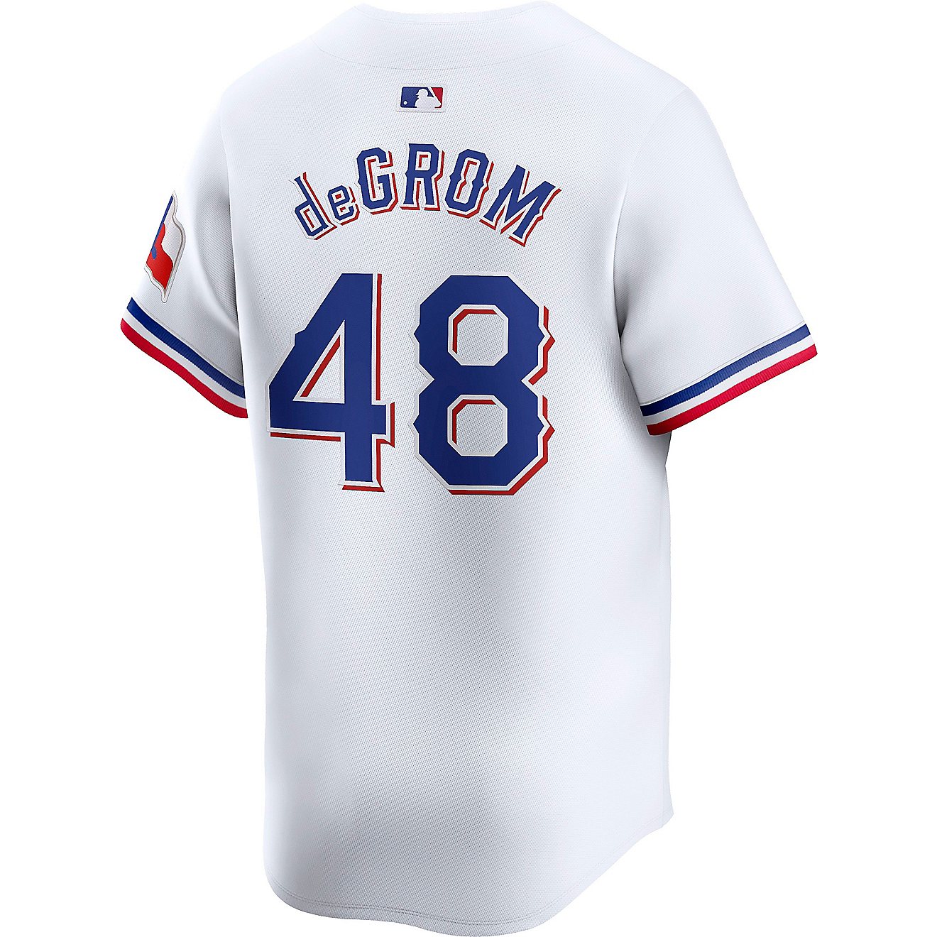 Nike Men's Texas Rangers Jacob deGrom #48 Home Limited Jersey                                                                    - view number 1