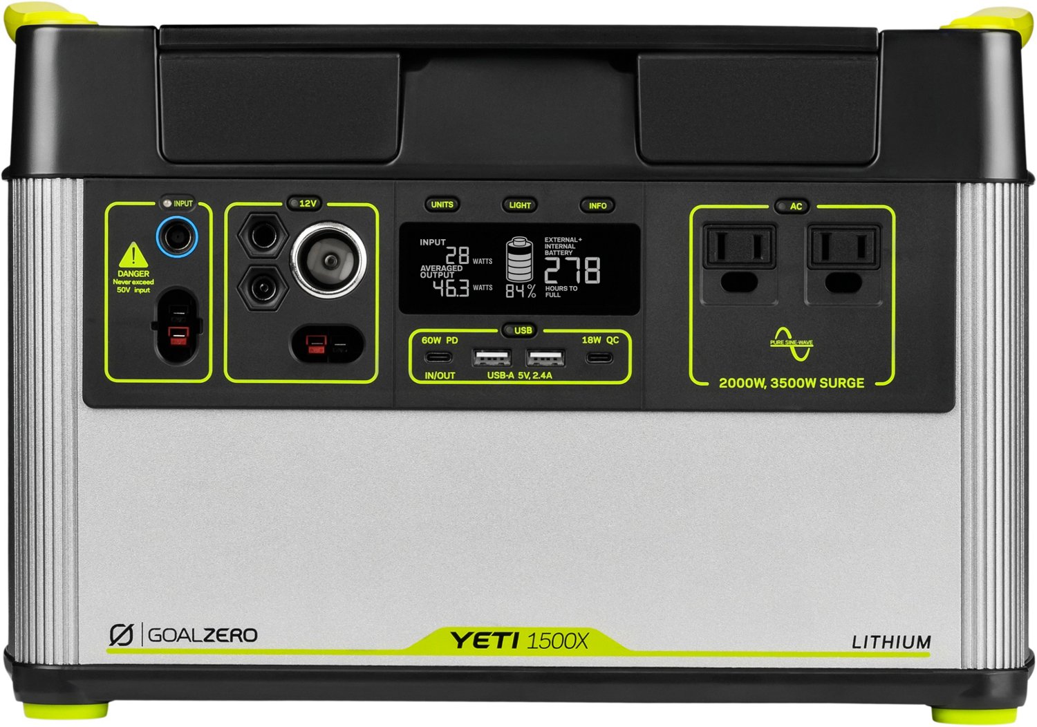 GOAL ZERO Yeti 1500 5G 120V Portable Power Station                                                                               - view number 2